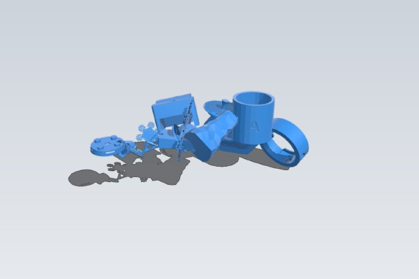 Qualified Spray of a Garden | 3d print model