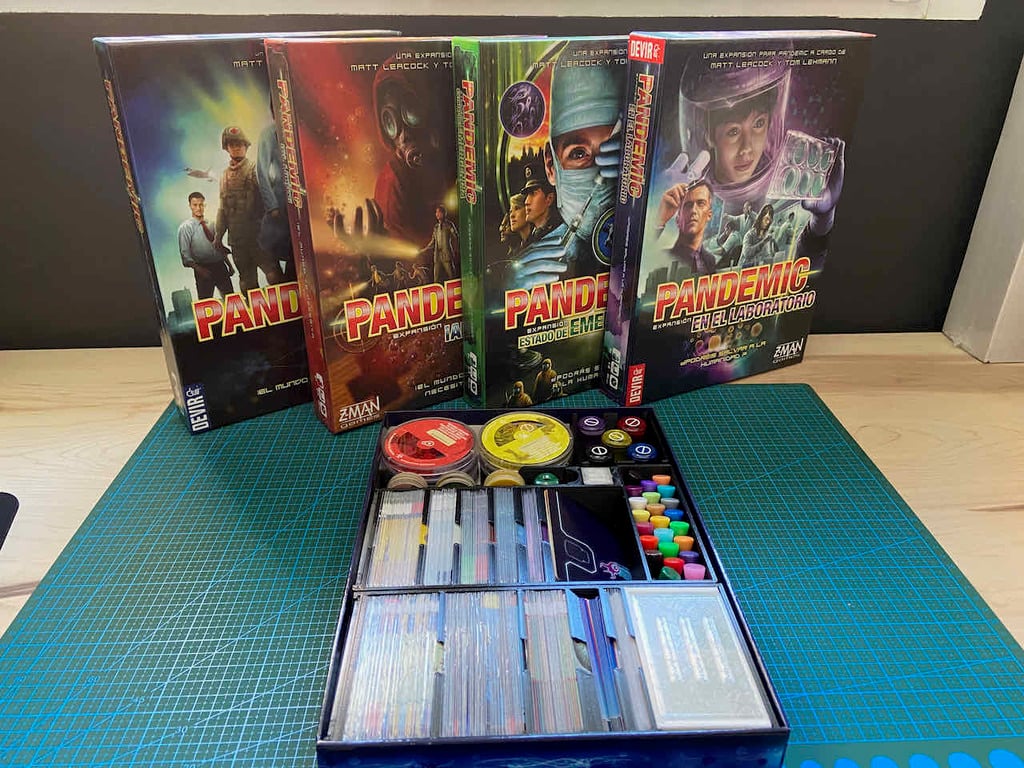 Pandemic Boardgame Insert All Expansions in one