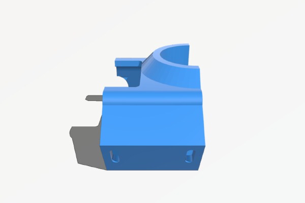 mount osmo action 25degree for Shendrones Cinewhoop | 3d print model