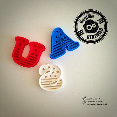 USA Cookie Cutter (4th of July Special Edition) | 3d print model