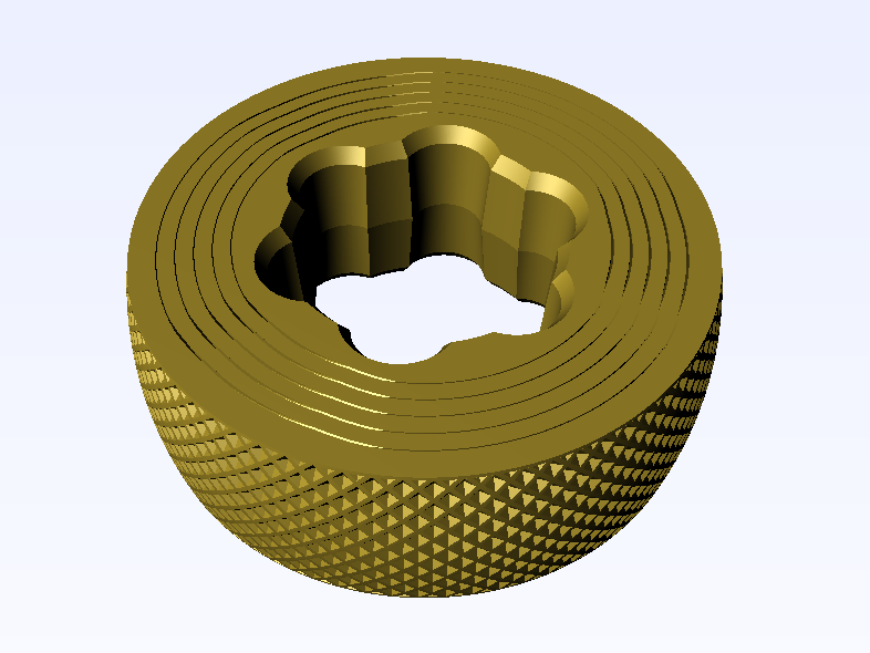 Screw threaded telescopic platform (30mm, 6 segments)