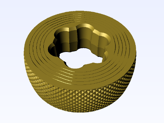 Screw threaded telescopic platform (30mm, 6 segments) | 3d print model