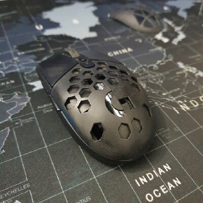 G305 Logo + Hex cut back cover remix | 3d print model