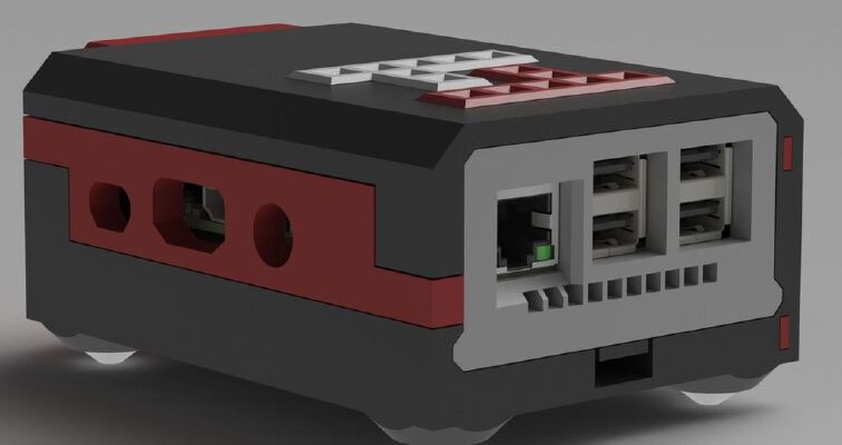 Raspberry Pi case LA BRIK | 3d print model