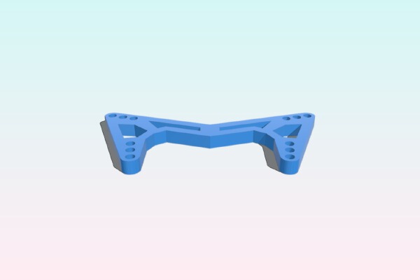 Traxxas Slash Custom Rear Shock Mount | 3d print model