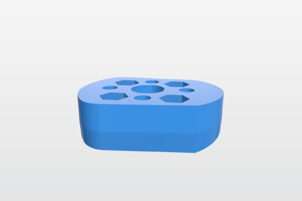 Tilted motormounts for Mini H-Quad Hammer V3 | 3d print model