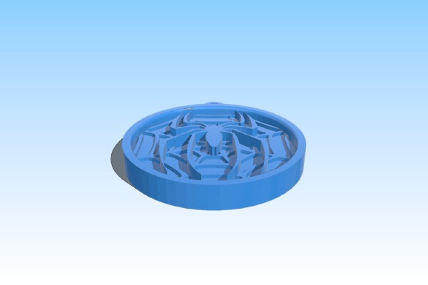 Spiderman Logo Pendant | 3d print model