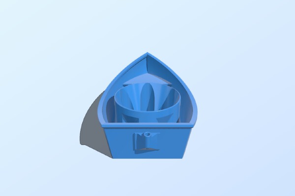 Avocado Dinghy _ Boat | 3d print model
