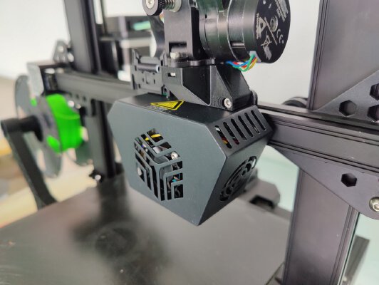 the orbiter extruder mounting bracket for CR6SE | 3d print model