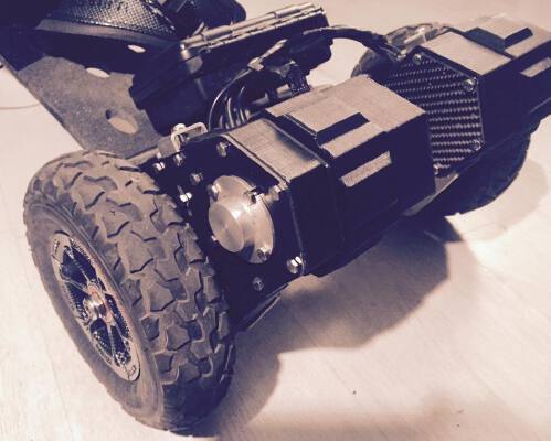 Belt Cover (Slide Fit) Trampa Mountainboard | 3d print model