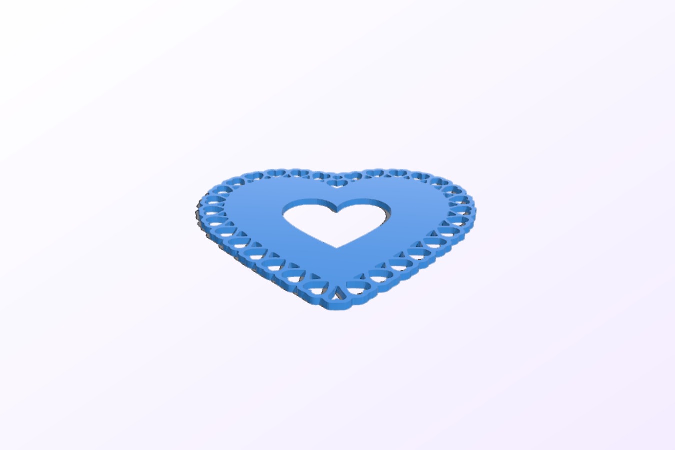 Heart Doily Valentine