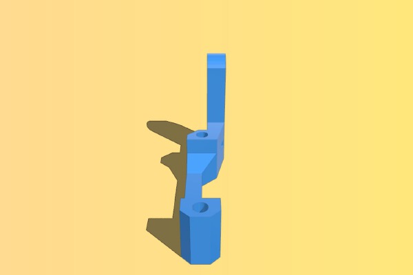 BlTouch mount for Anycubic 4Max + Firmware config file | 3d print model