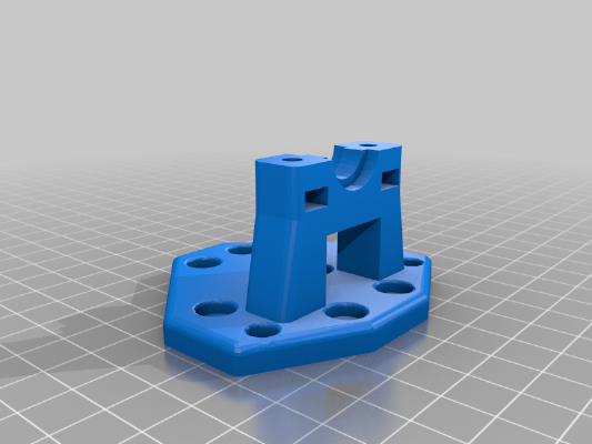 remix for hictop mount | 3d print model