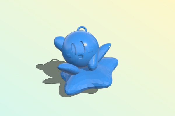 Kirby keyring | 3d print model