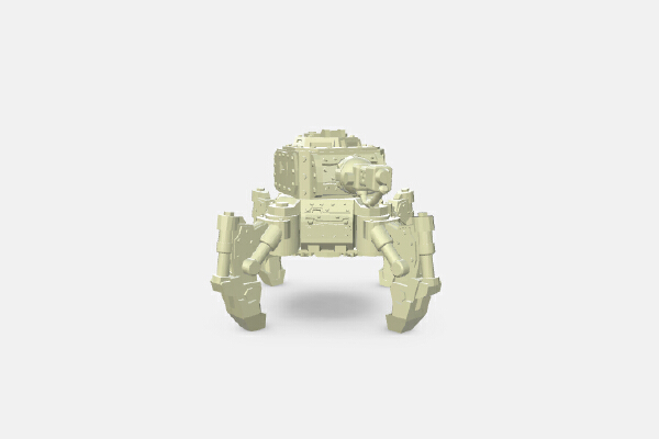 Warhammer  - Grot walking tank | 3d print model