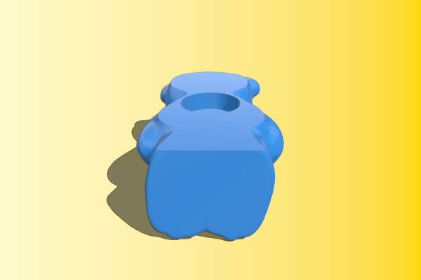 Teddy bear magnet | 3d print model