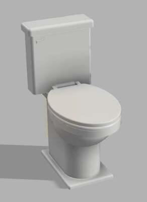 Barbie Toilet | 3d print model