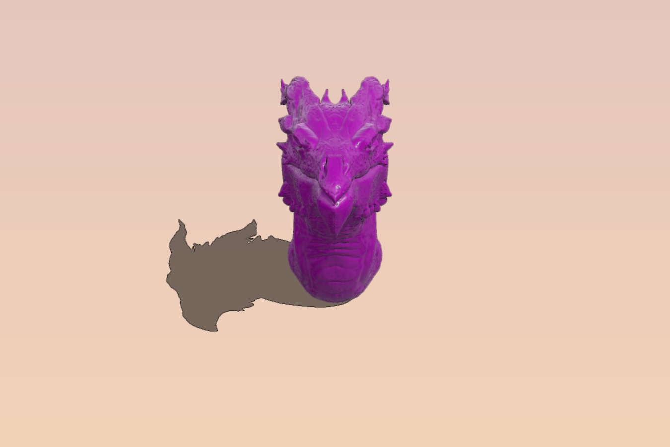 Dragon Head Bust