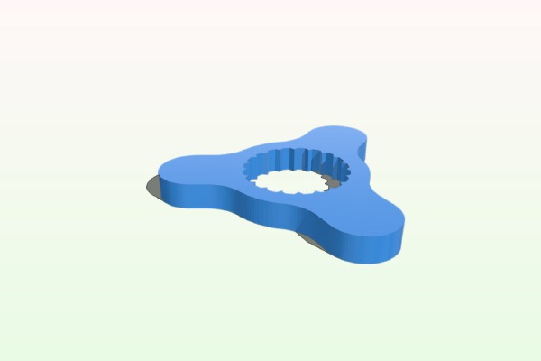 DIY Laser focus ring wrench_tool | 3d print model