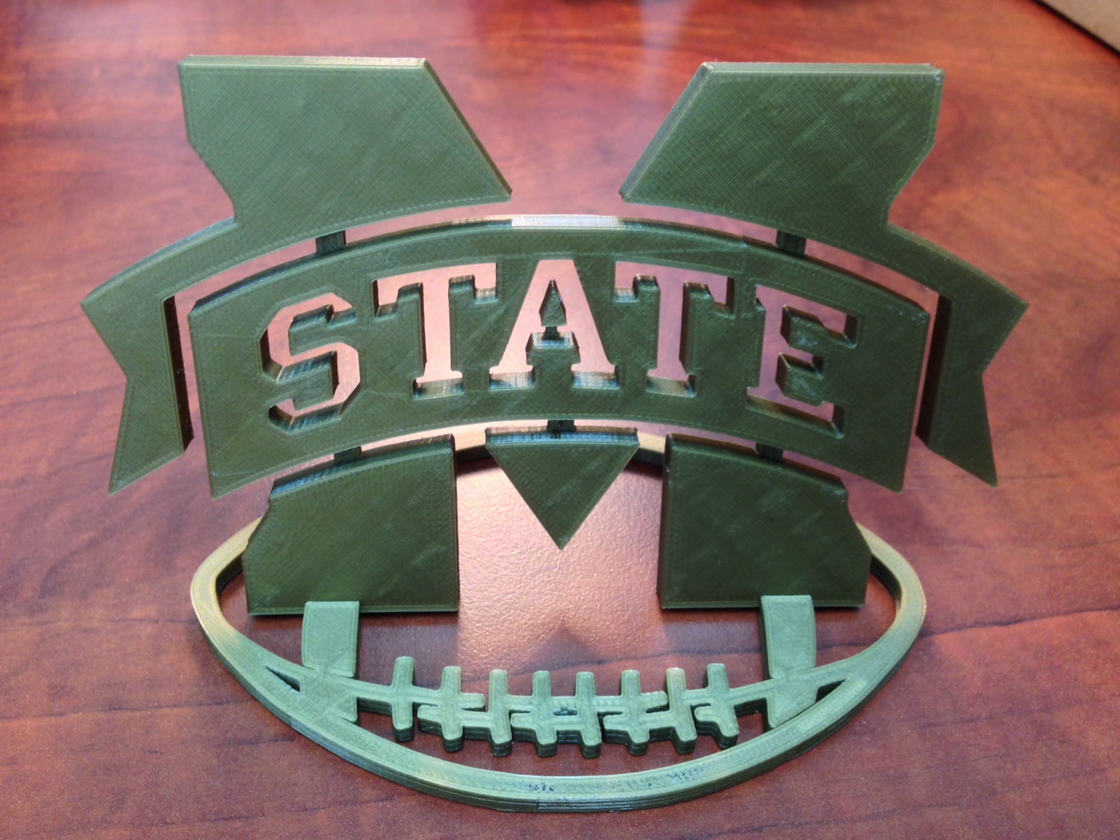 Mississippi State Logo Football Stand Files to download and to 3D