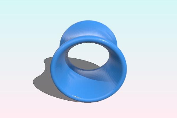 Piercing tunnel for 10mm hole | 3d print model