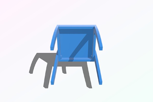 Cafe chair | 3d print model