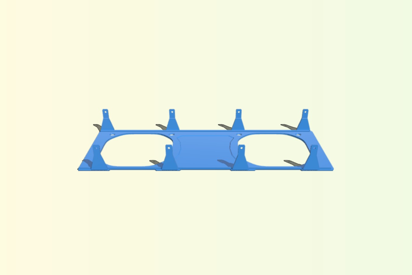 Nvidia Tesla K80 dual-fan mount