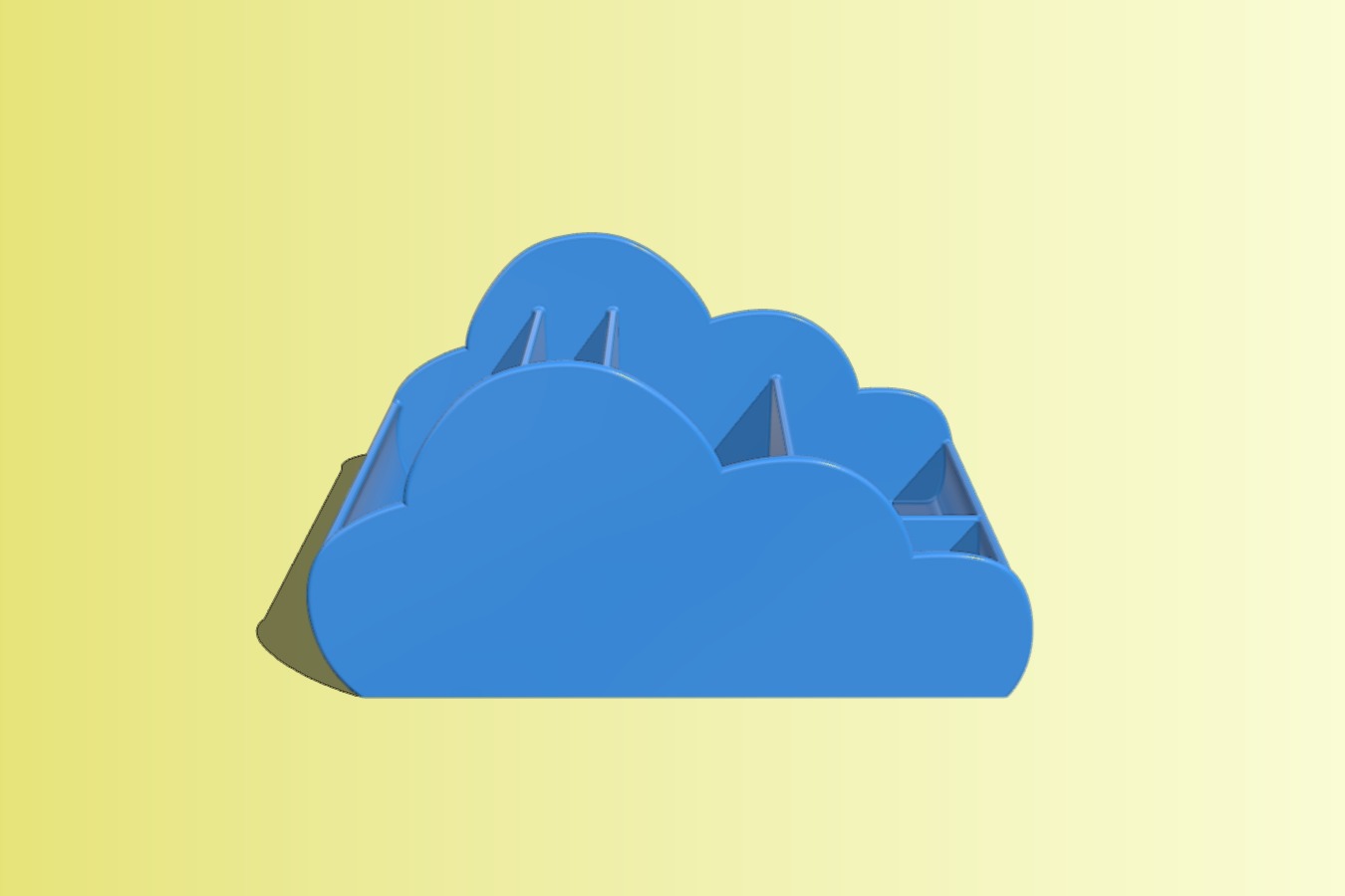 Cloud desk organizer