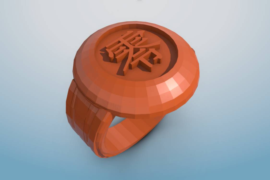 Naruto: Akatsuki Pain Ring | 3d print model