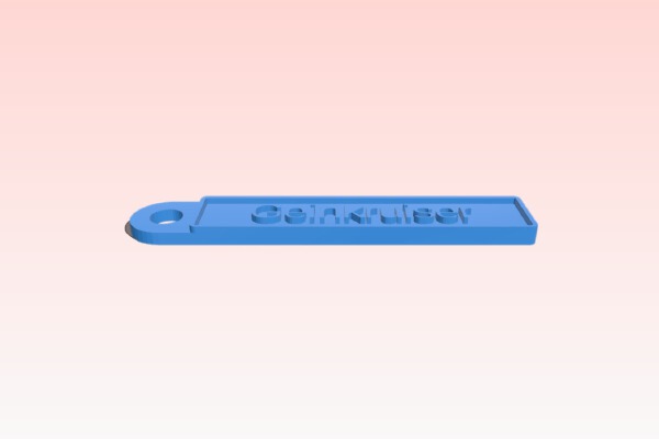 My Customized Name_Registration Plate Keyring | 3d print model