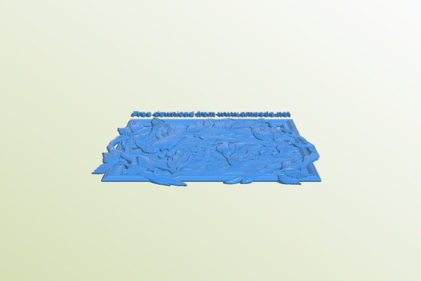 Picture of ducks swimming | 3d print model
