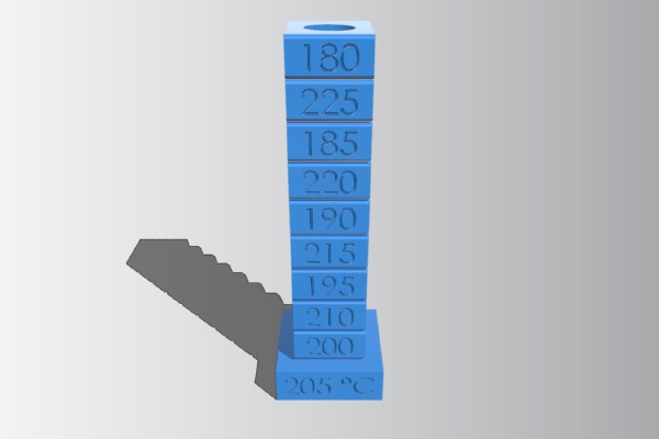 PLA_Temperature_Test_180°C-225°C | 3d print model