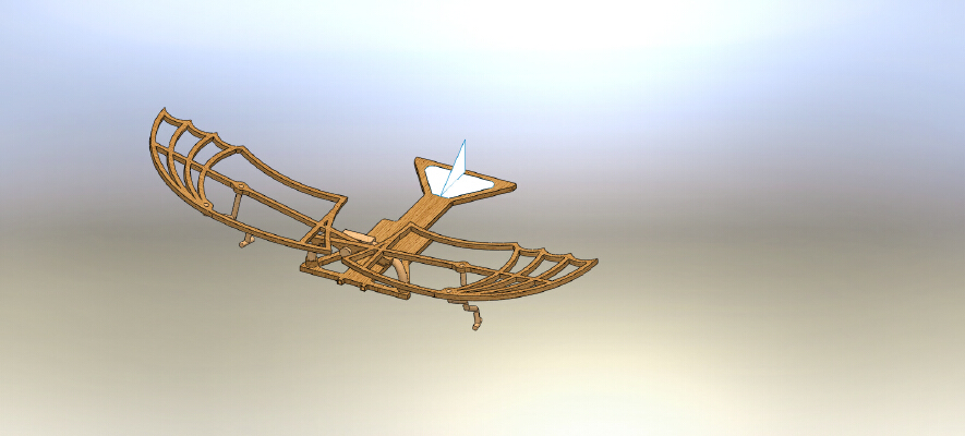 Ornithopter da vinci | 3d print model