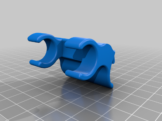Dual XLR mounting clip for 15mm DSLR video rails | 3d print model