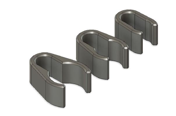 Standard Cable Clip for Microphone Stand | 3d print model