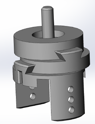 camera centering holder for cnc with 7mm shank | 3d print model