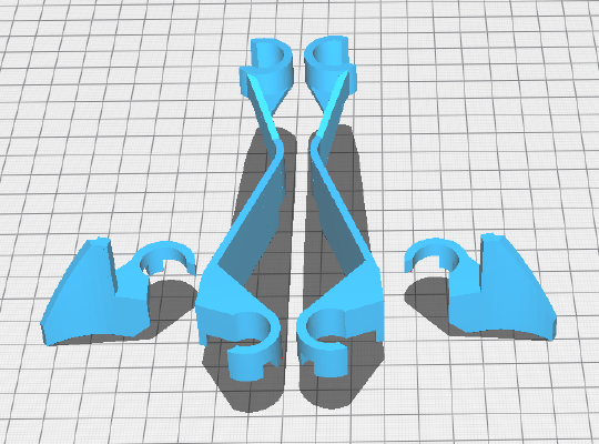 Sharkset Suspension Mudguard (Ninebot Max) [non-commercial license!] | 3d print model