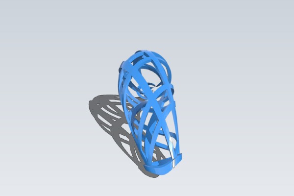 Flame Trophy Top | 3d print model