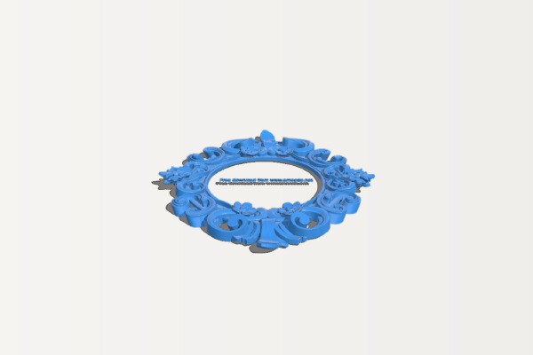 Mirror frame pattern | 3d print model
