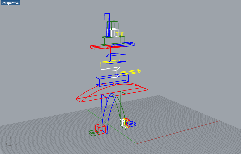 Bauspiel (Bauhaus shipbuilding blocks)