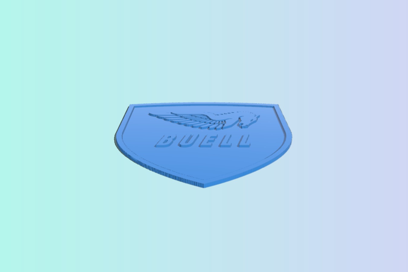 Buell American Motorcycles Pegasus Logo Sign