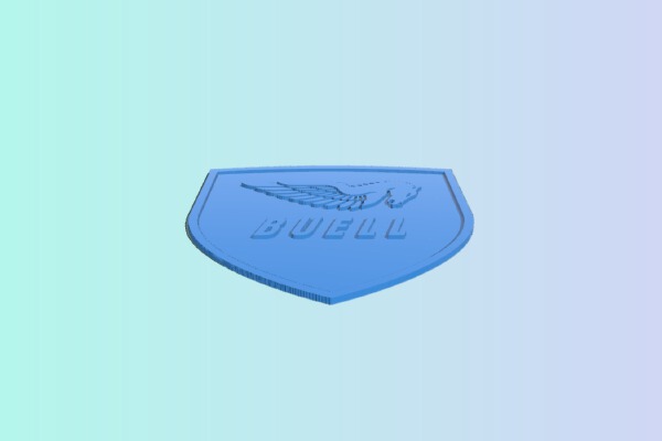 Buell American Motorcycles Pegasus Logo Sign | 3d print model