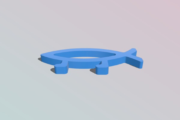 Fish with legs | 3d print model