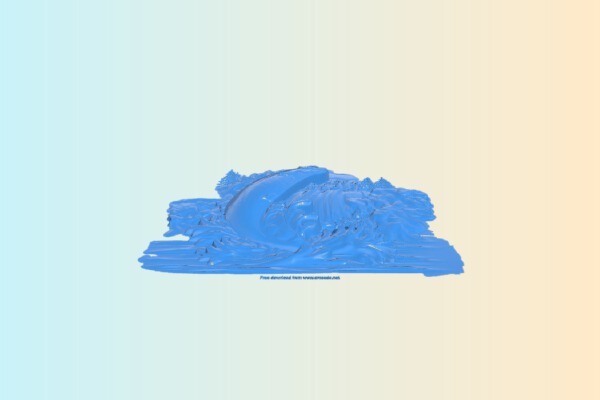 Salmon painting | 3d print model