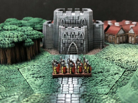 Magnetized Spearman Regiment (6mm scale) | 3d print model