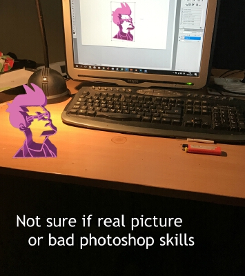 Fry Futurama Head Stand Suspicious Look | 3d print model