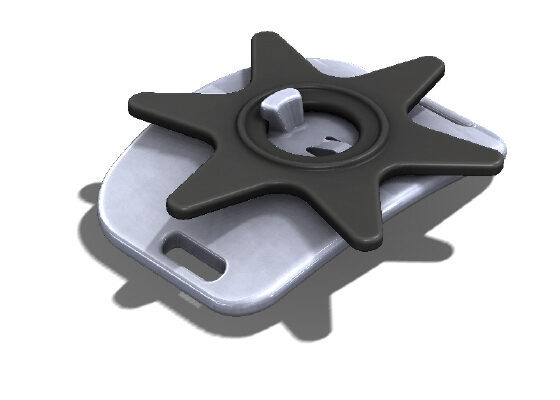 Ninja - Wrist mount Throwing star | 3d print model