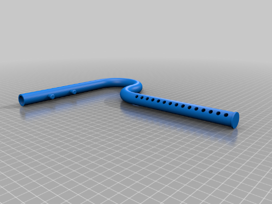 17mm Aquarium (fish tank) Outflow for canister filter | 3d print model