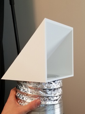 Intake _ Exhaust Vent (Small and Large - Designed for 6" but can be scaled to fit others) | 3d print model