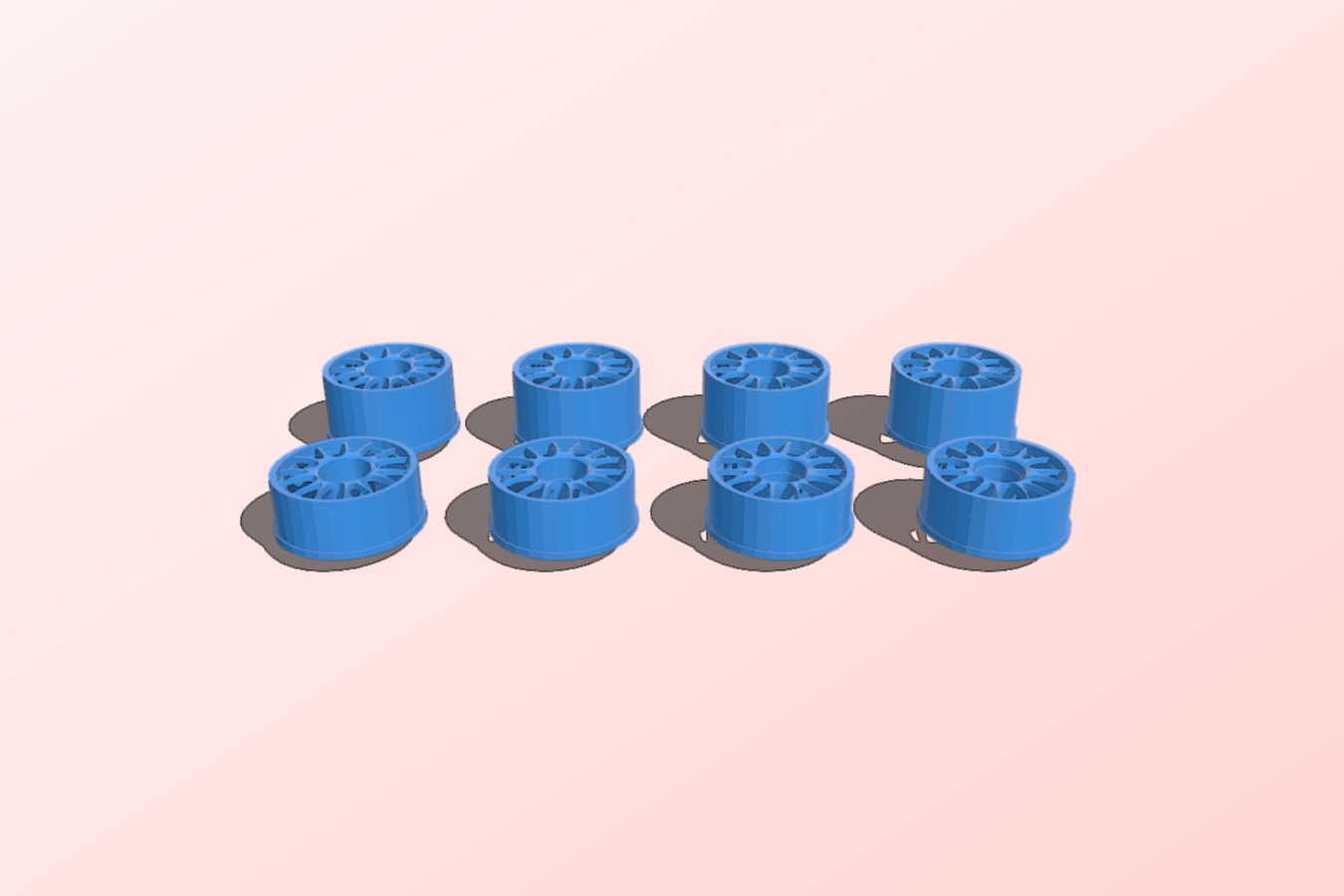 BBS Style Wheels For Kyosho Mini-z RWD